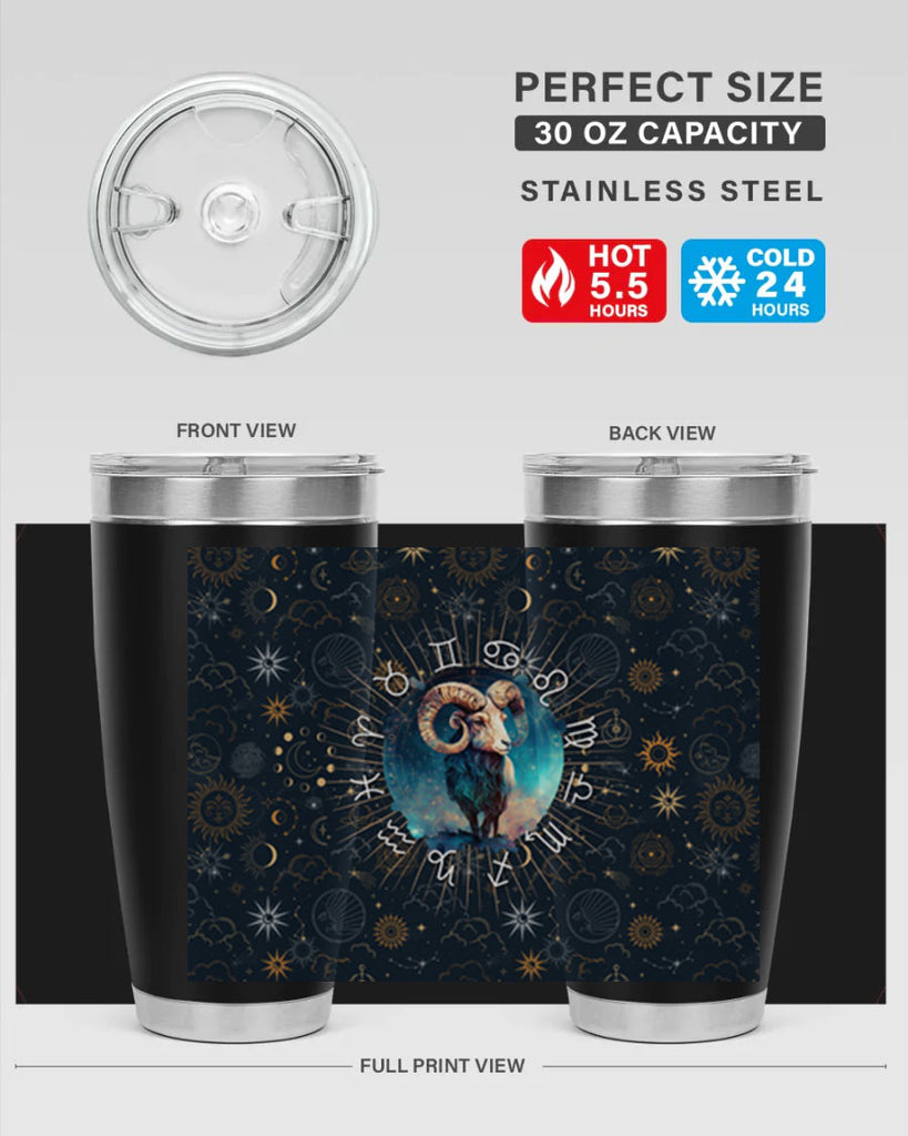 Aries Straigth 95#- zodiac- Tumbler