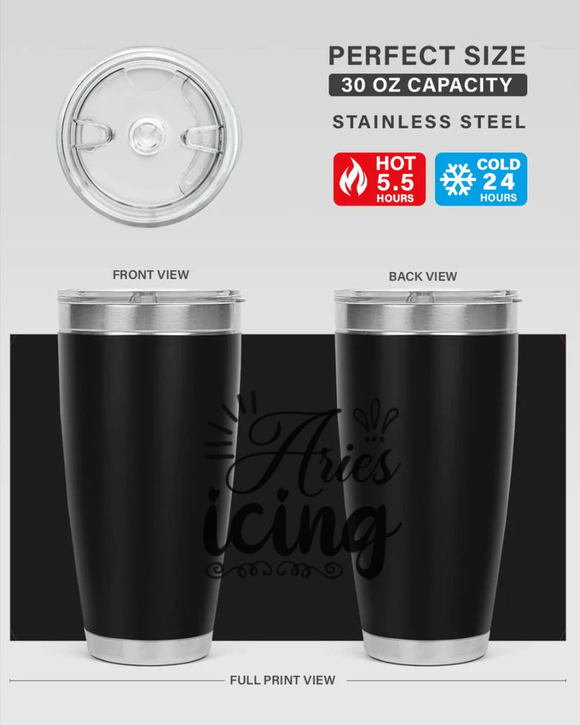 Ariesicing 105#- zodiac- Tumbler