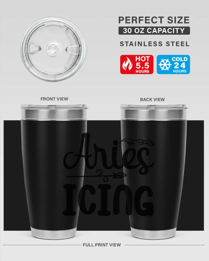 Ariesicing 106#- zodiac- Tumbler