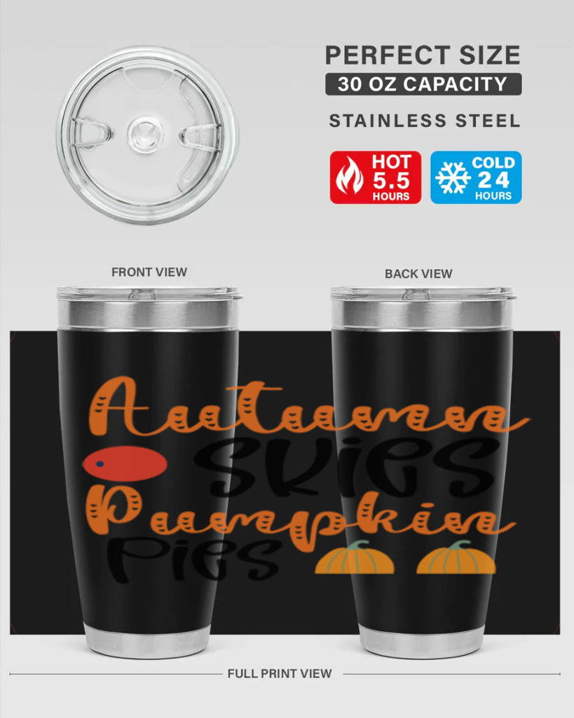 Autumn Skies Pumpkin Pies 30#- fall- Tumbler