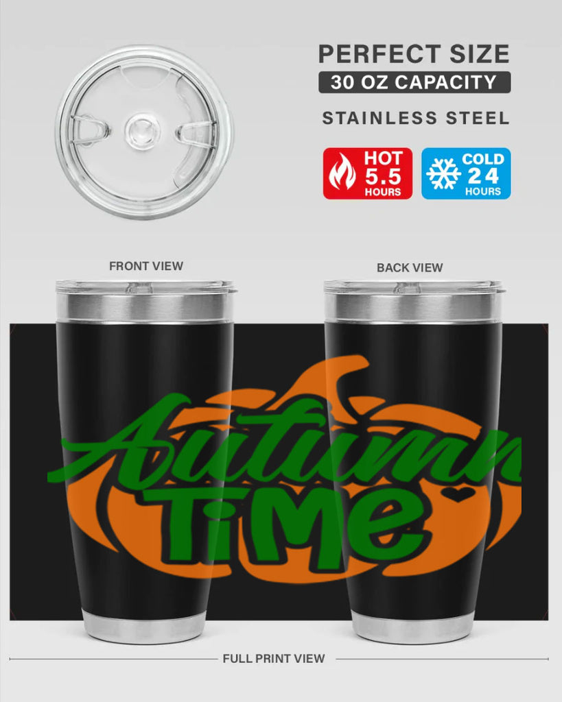 Autumn Time 34#- fall- Tumbler