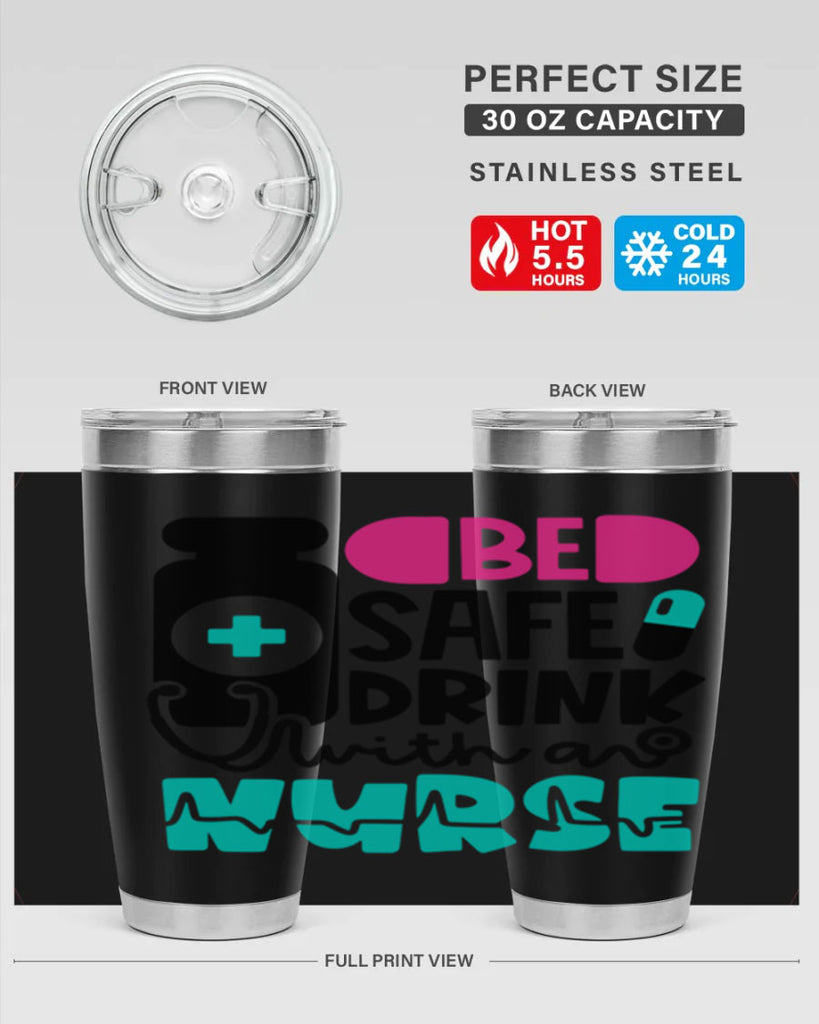 Be Safe Drink With An Nurse Style Style 222#- nurse- tumbler