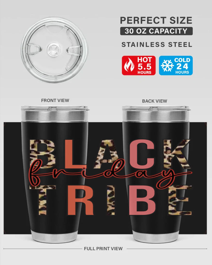 Black friday tribe 46#- fall- Tumbler