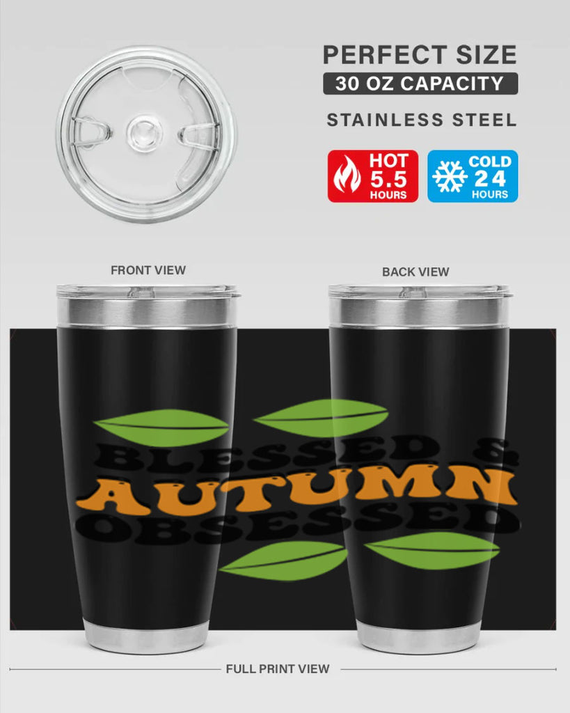 Blessed Autumn Obsessed 48#- fall- Tumbler