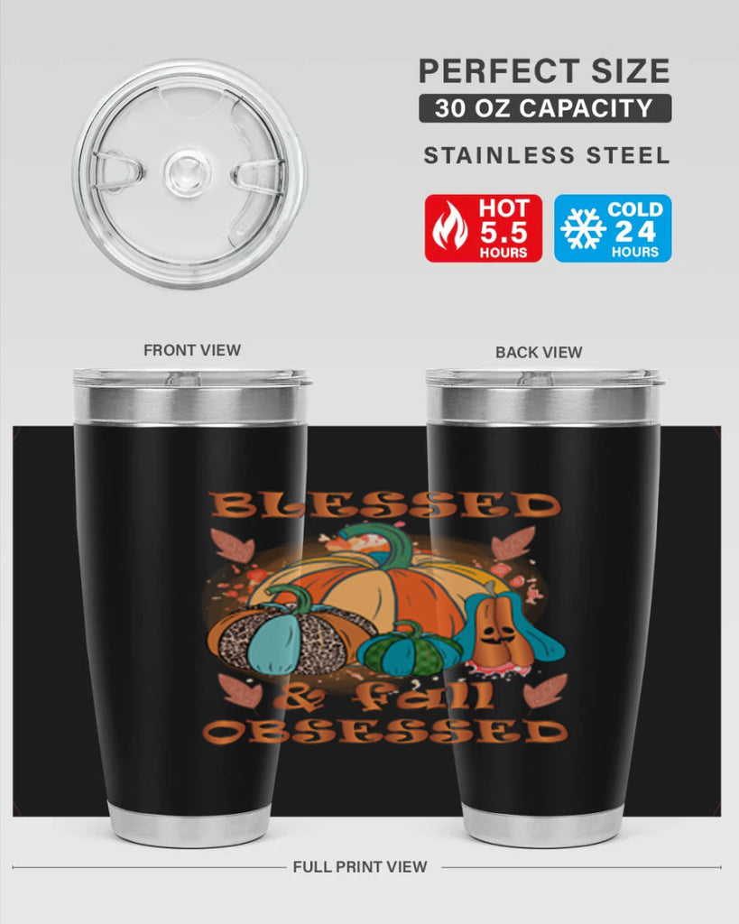 Blessed Fall Obsessed 49#- fall- Tumbler