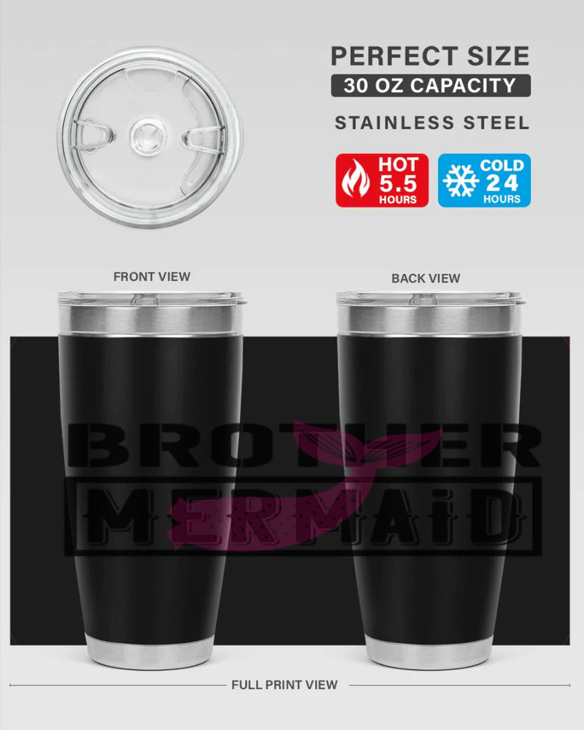 Brother mermaid 86#- mermaid- Tumbler