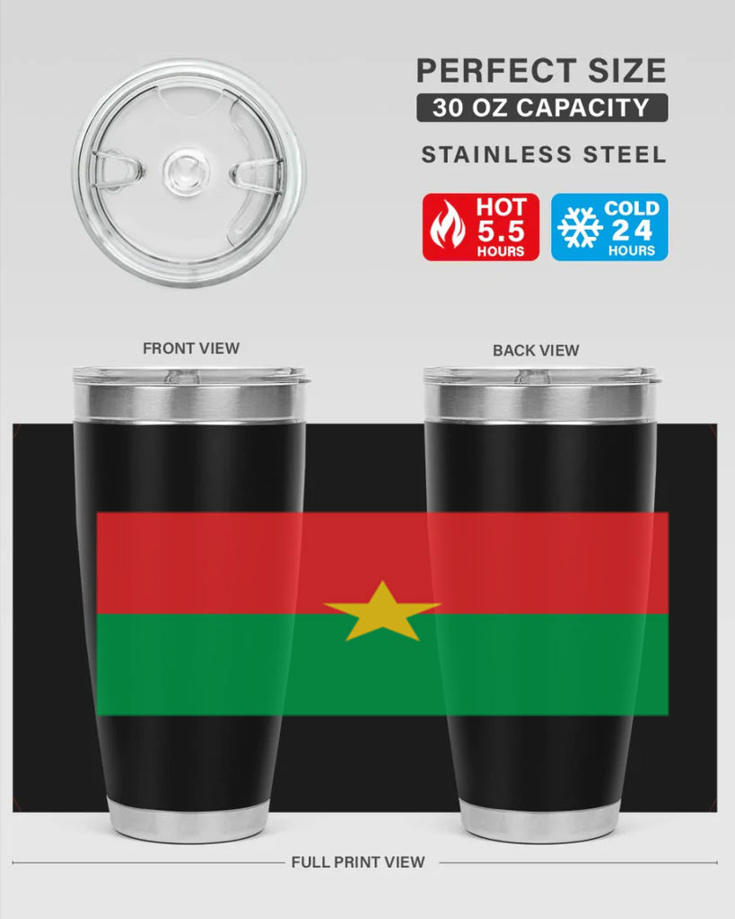 Burkina Faso 171#- world flags- Tumbler