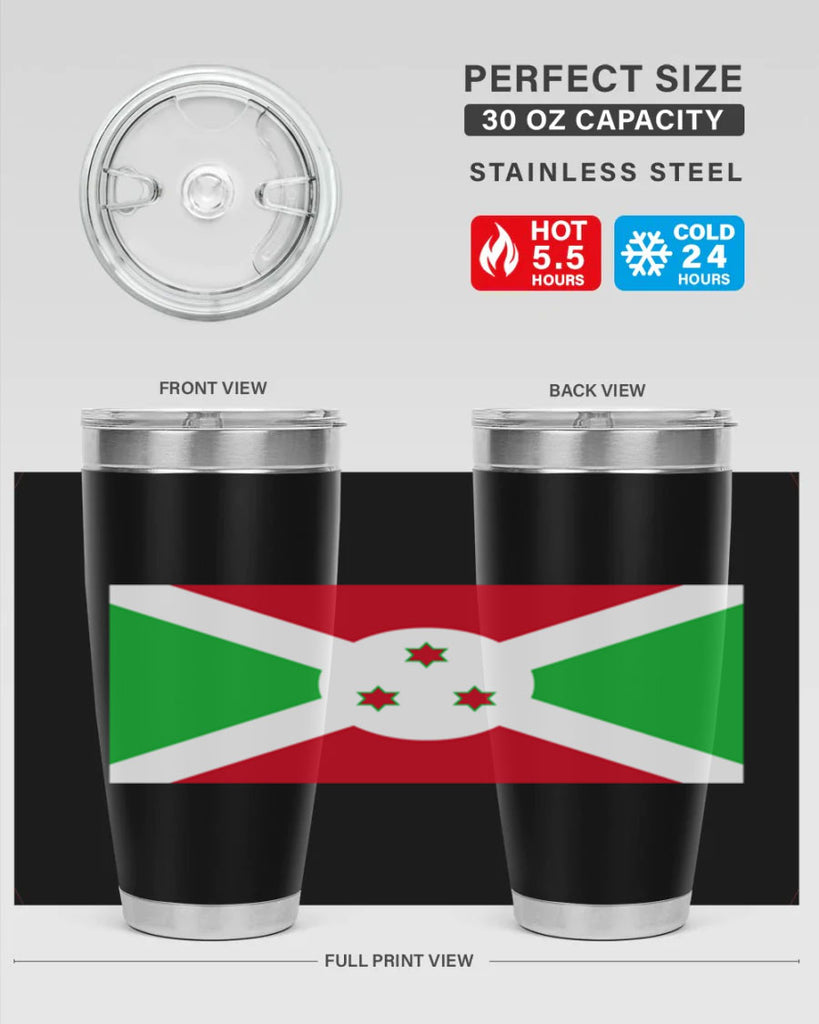 Burundi 170#- world flags- Tumbler