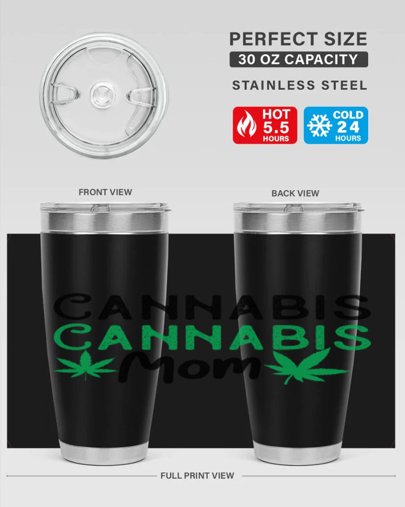 Cannabis Mom 48#- marijuana- Tumbler