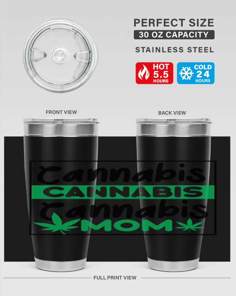 Cannabis Mom 49#- marijuana- Tumbler