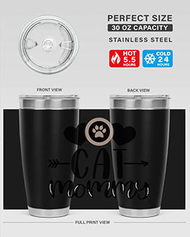 Cat Mommy Style 87#- cat- Tumbler