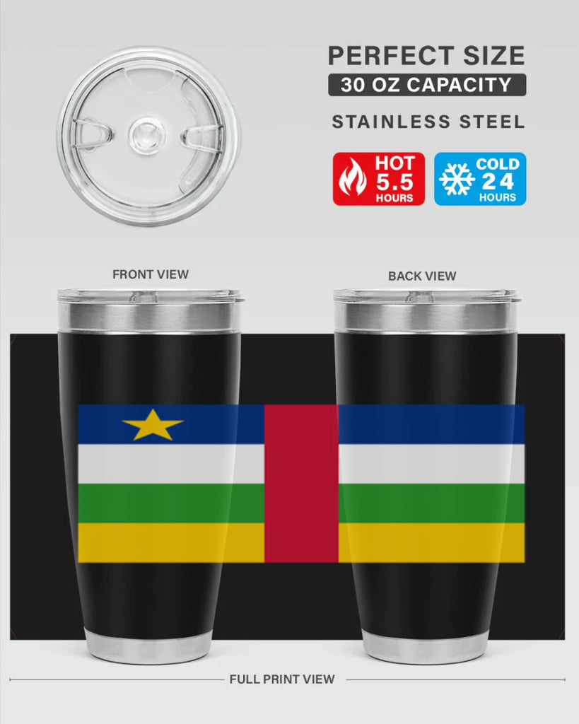 Central African Republic 165#- world flags- Tumbler