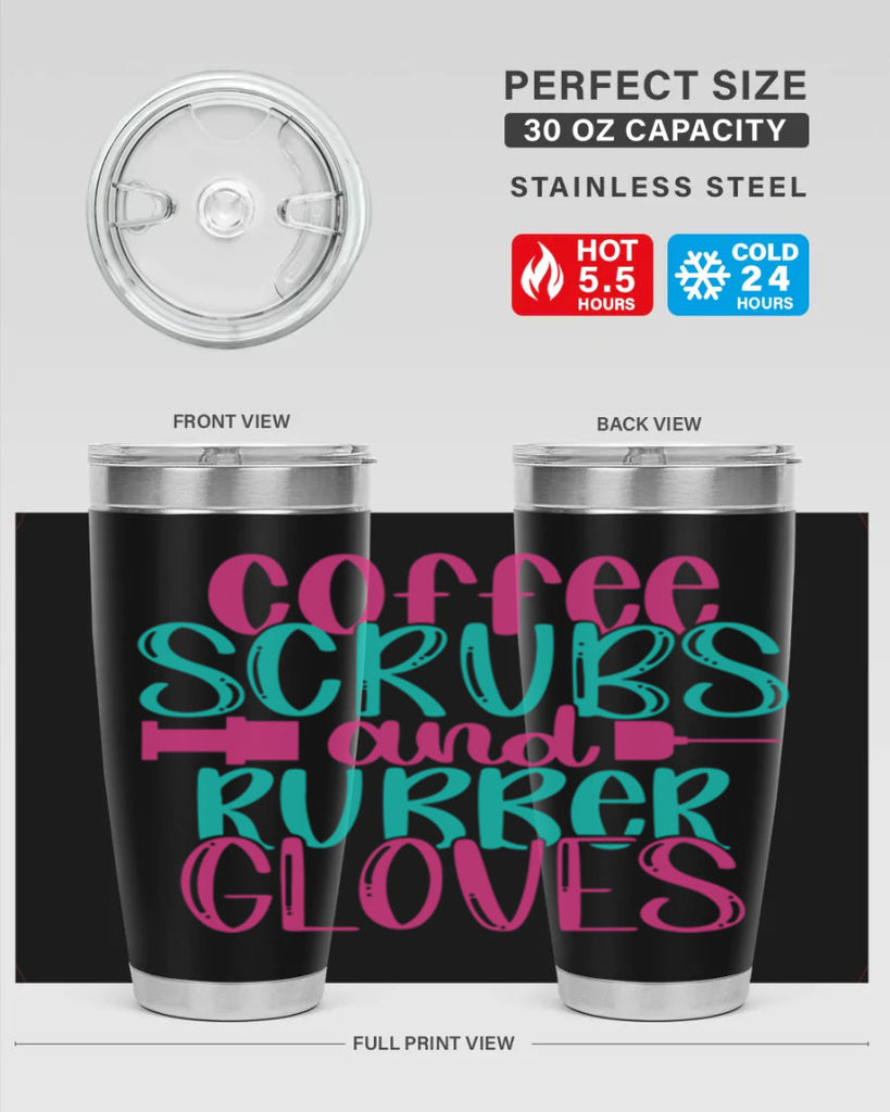 Coffee Scrubs And Rubber Gloves Style Style 210#- nurse- tumbler