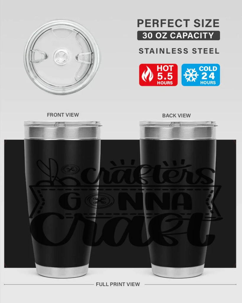 Crafters Gonna Craft 36#- crafting- Tumbler