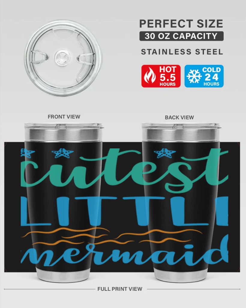 Cutest Little Mermaid Design 97#- mermaid- Tumbler