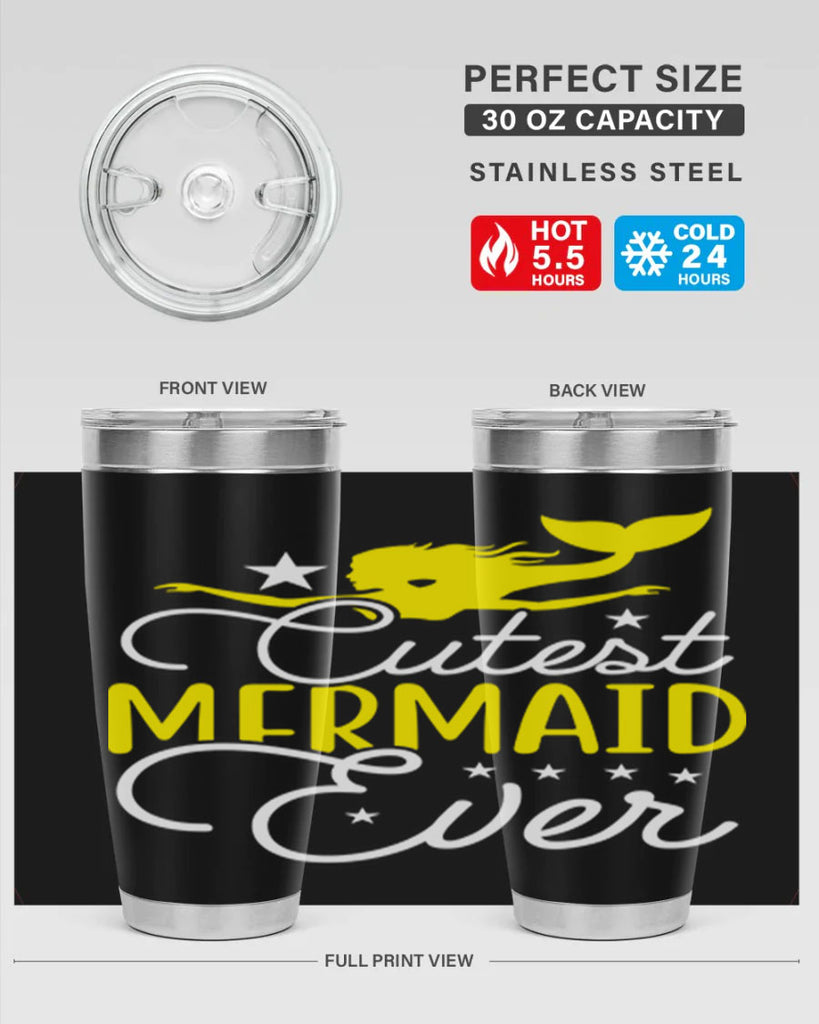 Cutest Mermaid Ever 92#- mermaid- Tumbler