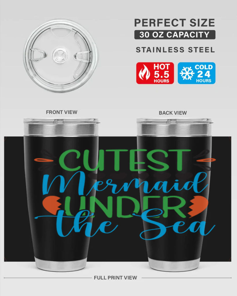 Cutest Mermaid Under The Sea 109#- mermaid- Tumbler