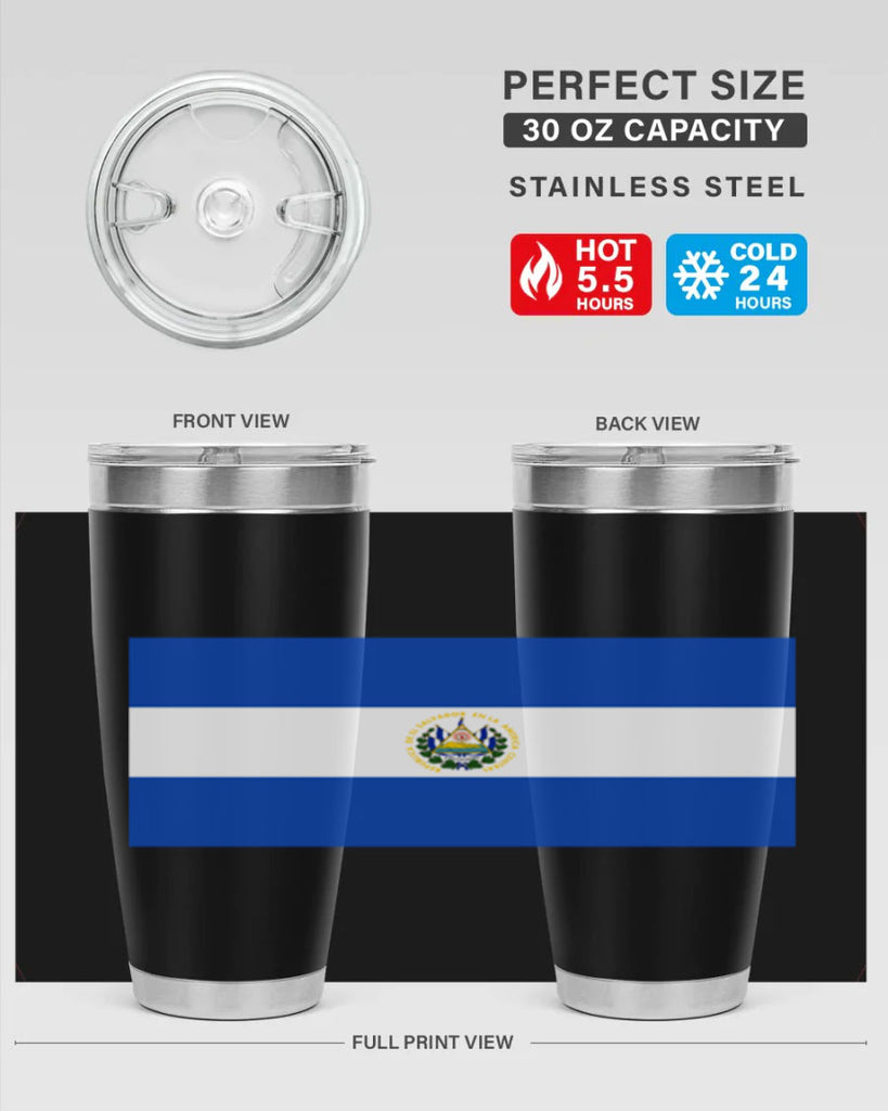 El Salvador 145#- world flags- Tumbler