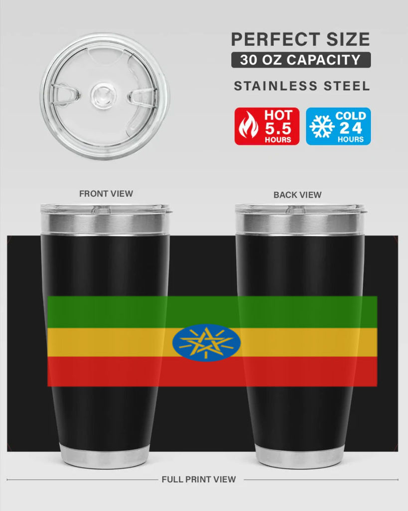 Ethiopia 140#- world flags- Tumbler