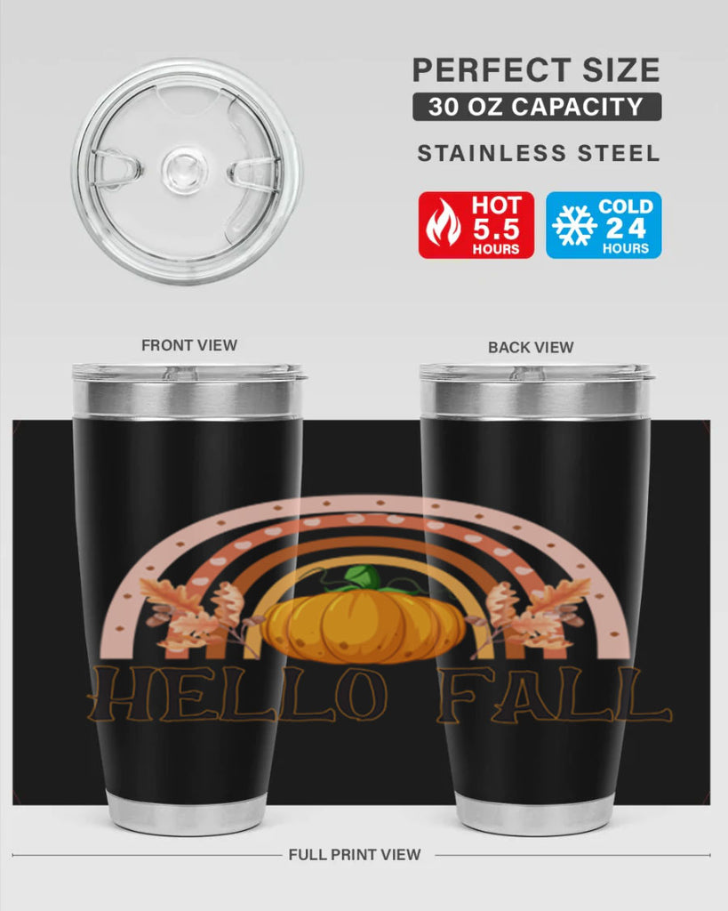 Fall Boho Rainbow 91#- fall- Tumbler