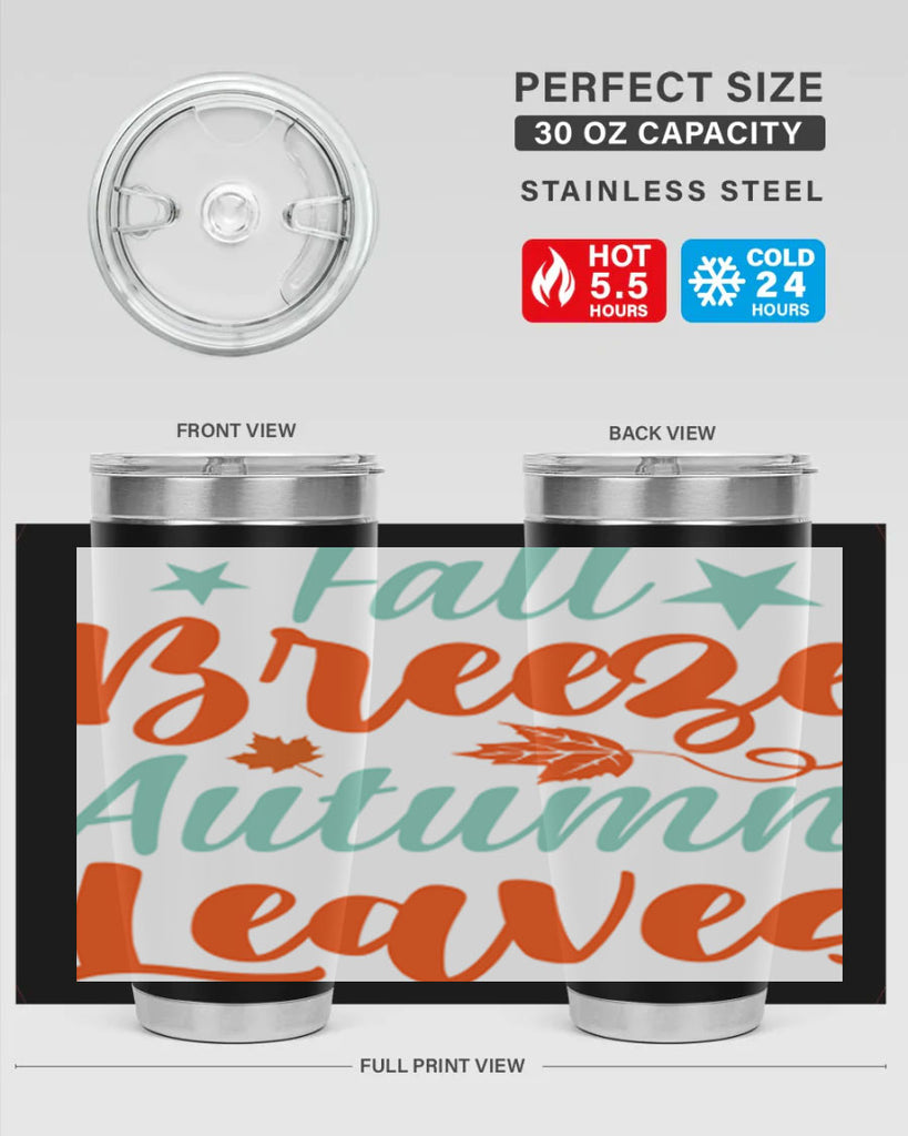 FallBreezeAutumnLeaves 147#- fall- Tumbler