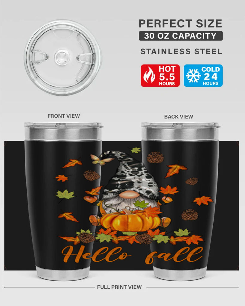 FallGnomeHelloAutumn 150#- fall- Tumbler