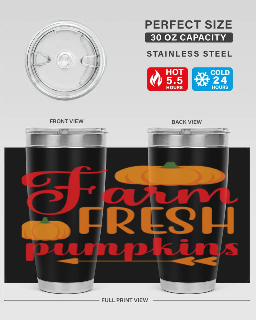 FarmFreshPumpkins 177#- fall- Tumbler