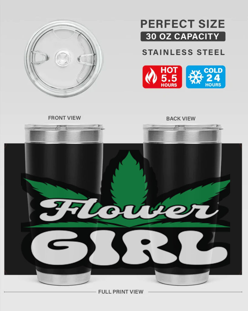 Flower girl 85#- marijuana- Tumbler