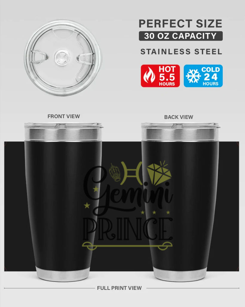 Gemini prince 229#- zodiac- Tumbler