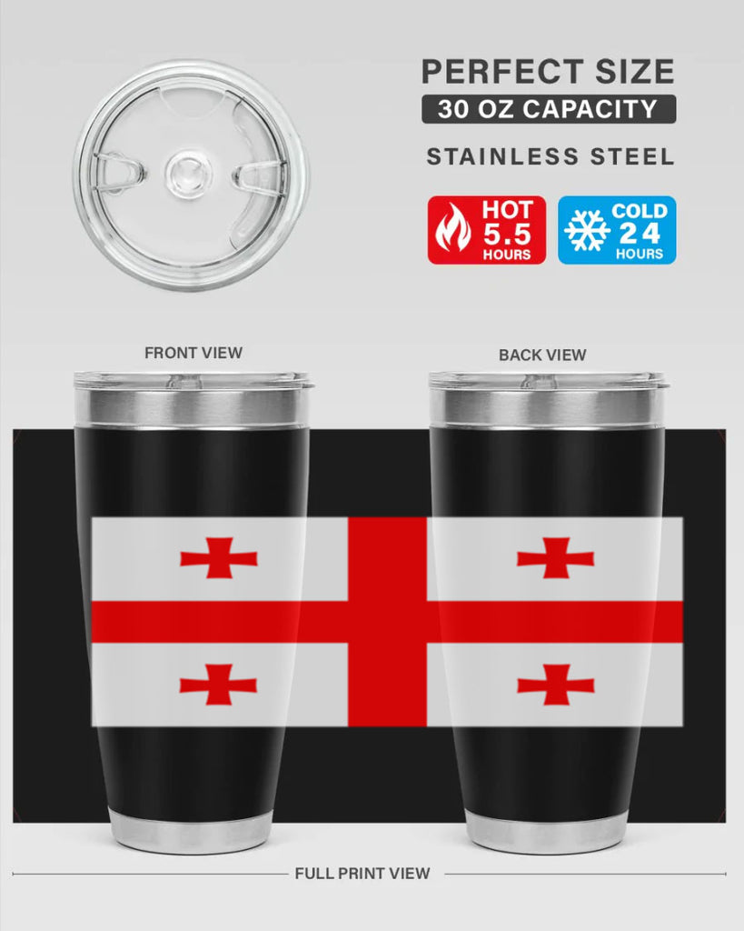 Georgia 134#- world flags- Tumbler
