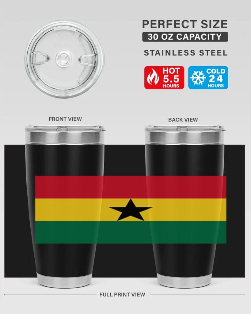 Ghana 132#- world flags- Tumbler