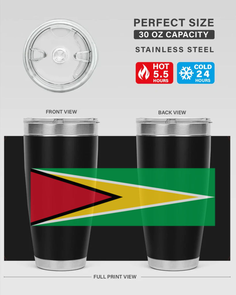 Guyana 126#- world flags- Tumbler