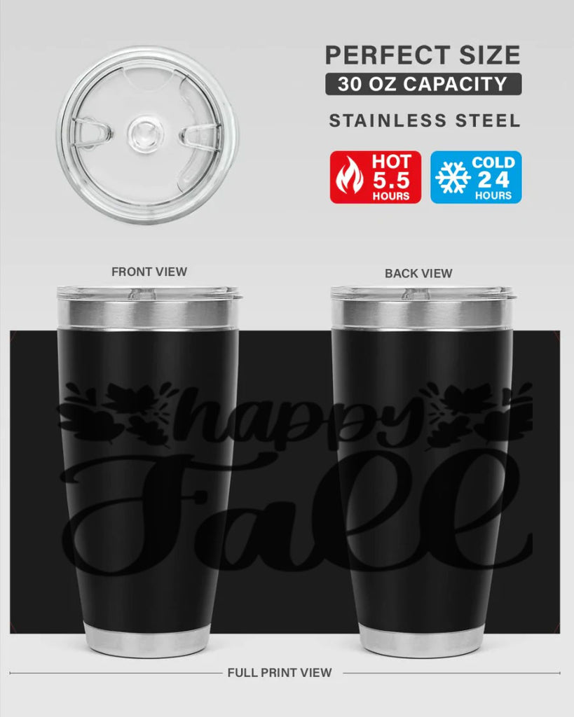 Happy Fall 489#- fall- Tumbler