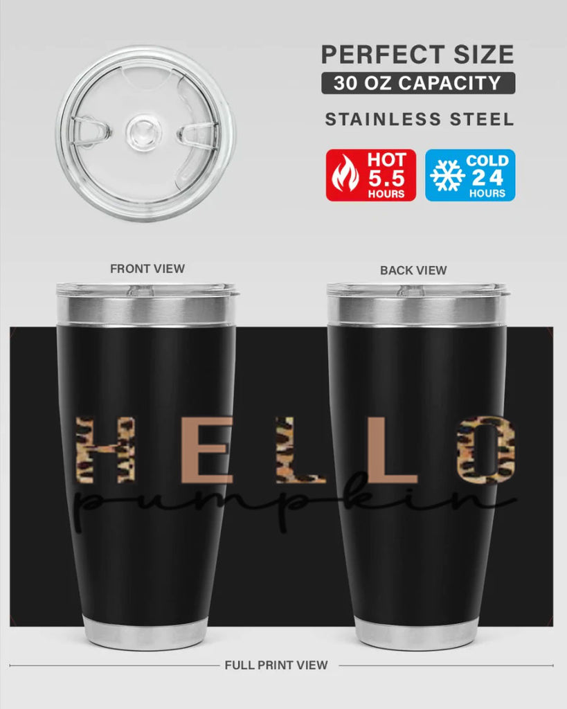 Hello Pumpkin Fall 291#- fall- Tumbler