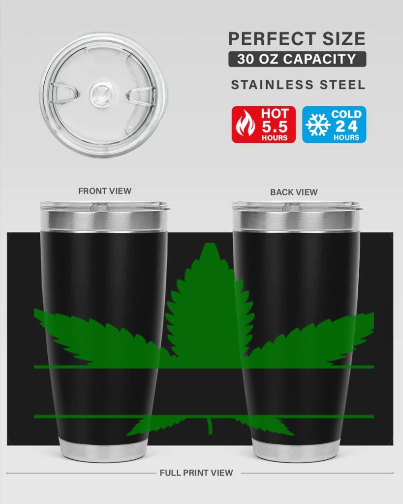 I love cannabis 124#- marijuana- Tumbler