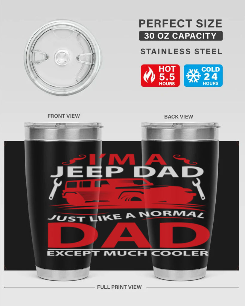 IM AJEEP DAD 51#- dad- Tumbler