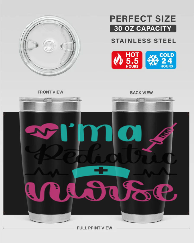 Im A Pediatric Nurse Style Style 155#- nurse- tumbler