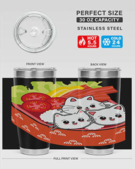 Kawaii Cat Boxed Lunch Anime Anime 266#- anime- Tumbler
