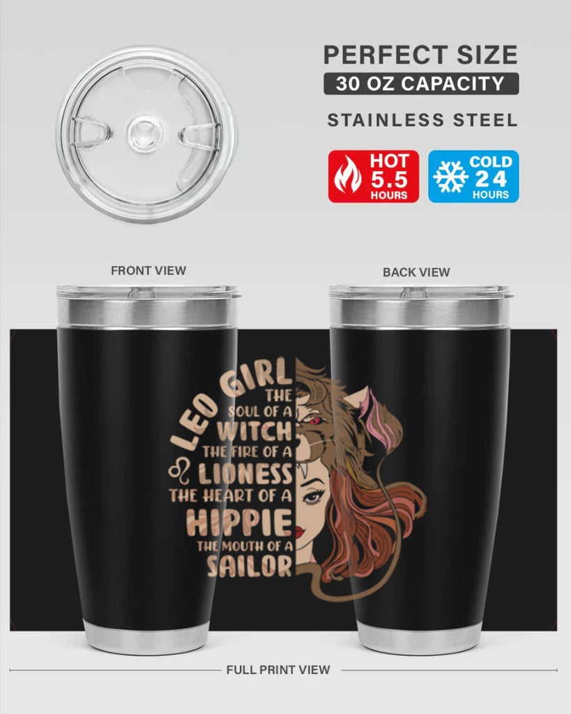 Leo girl 289#- zodiac- Tumbler