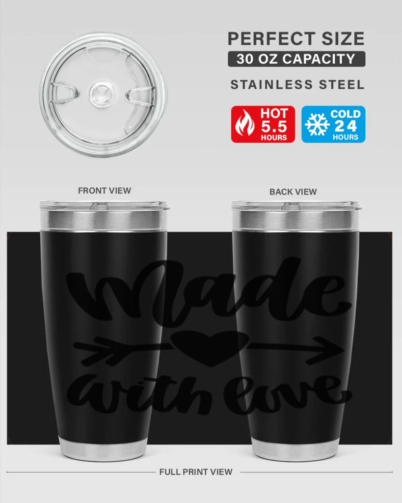 Made With Love Style 52#- baby- tumbler
