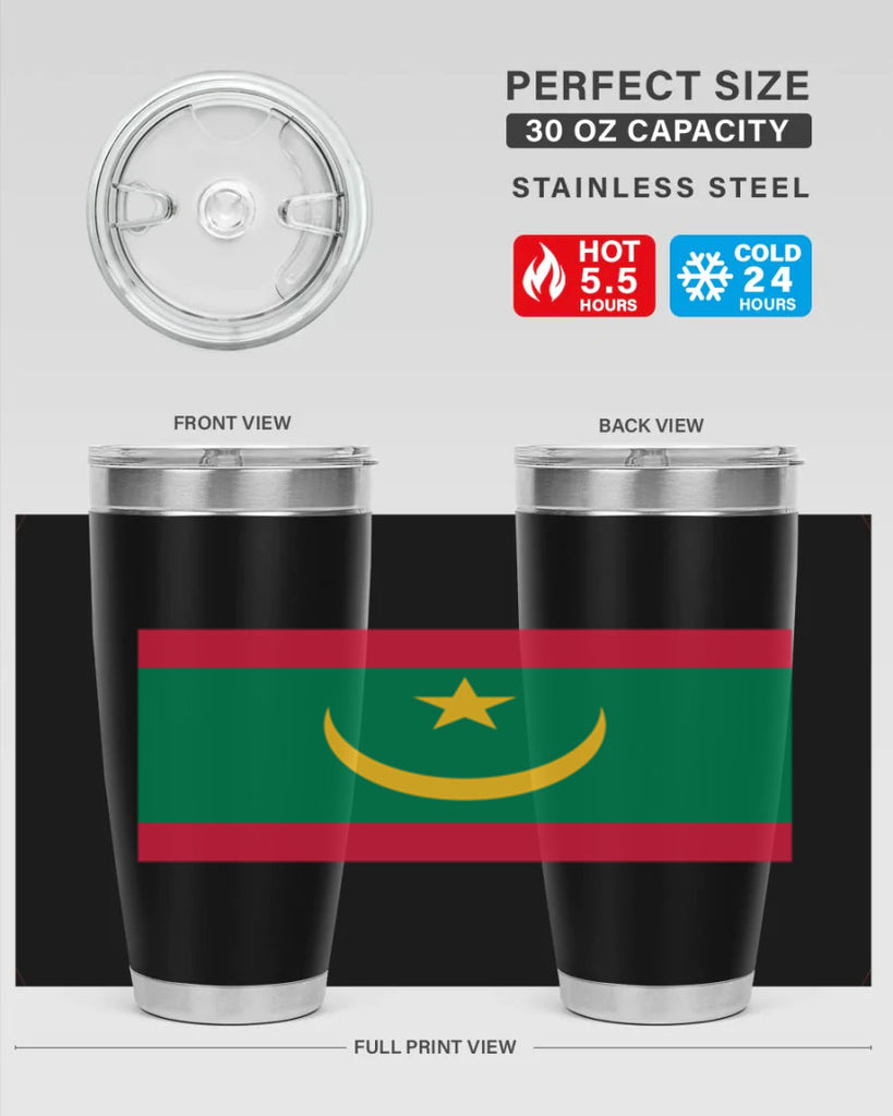 Mauritania 89#- world flags- Tumbler