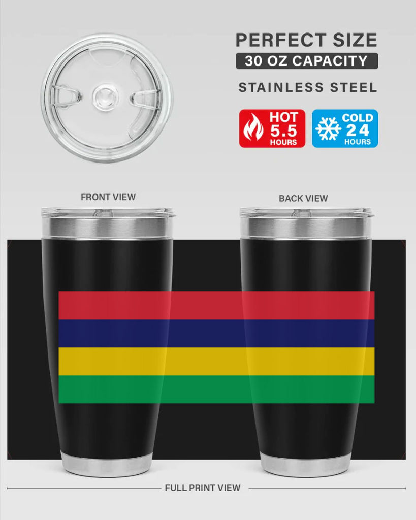 Mauritius 88#- world flags- Tumbler