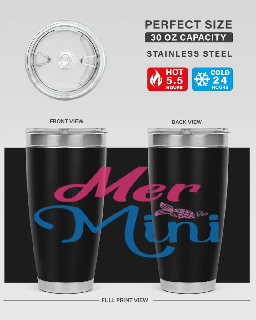 Mer Mini 340#- mermaid- Tumbler