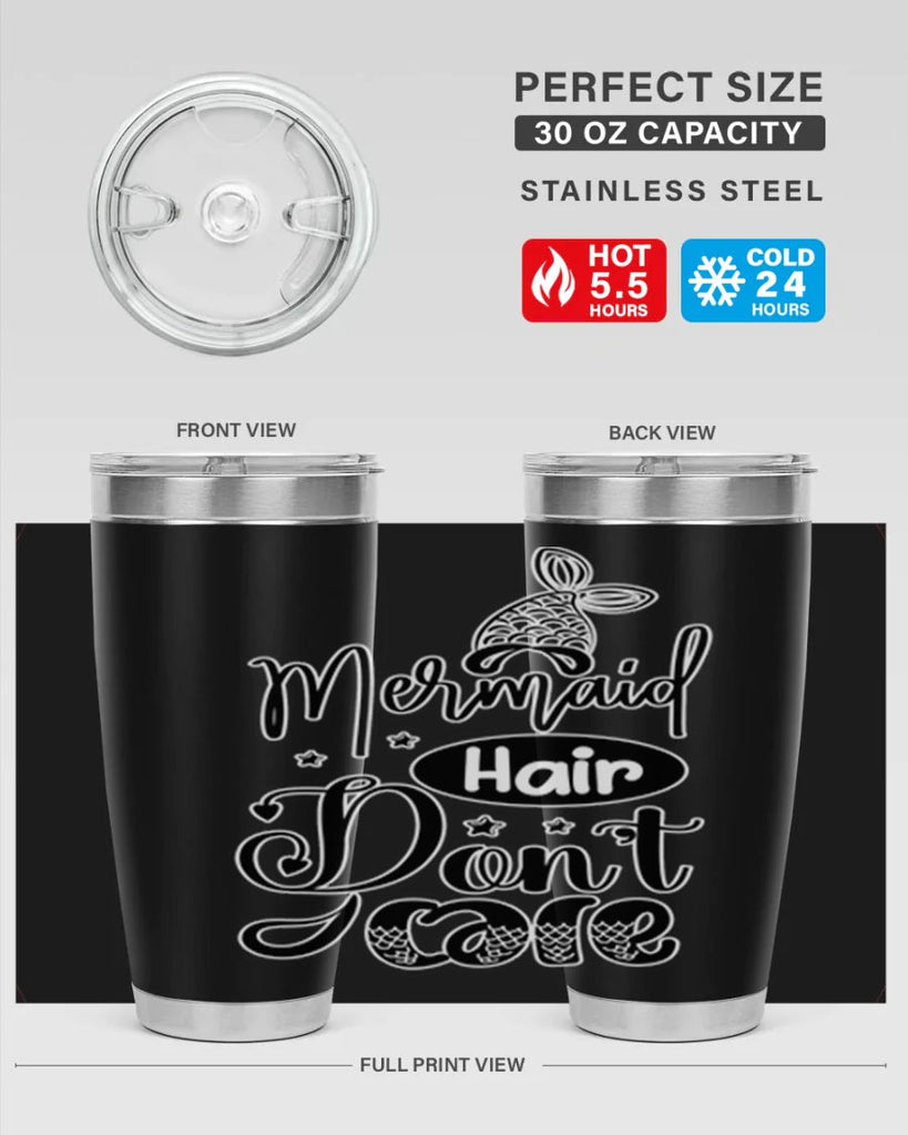 Mermaid Hair Dont Care 407#- mermaid- Tumbler