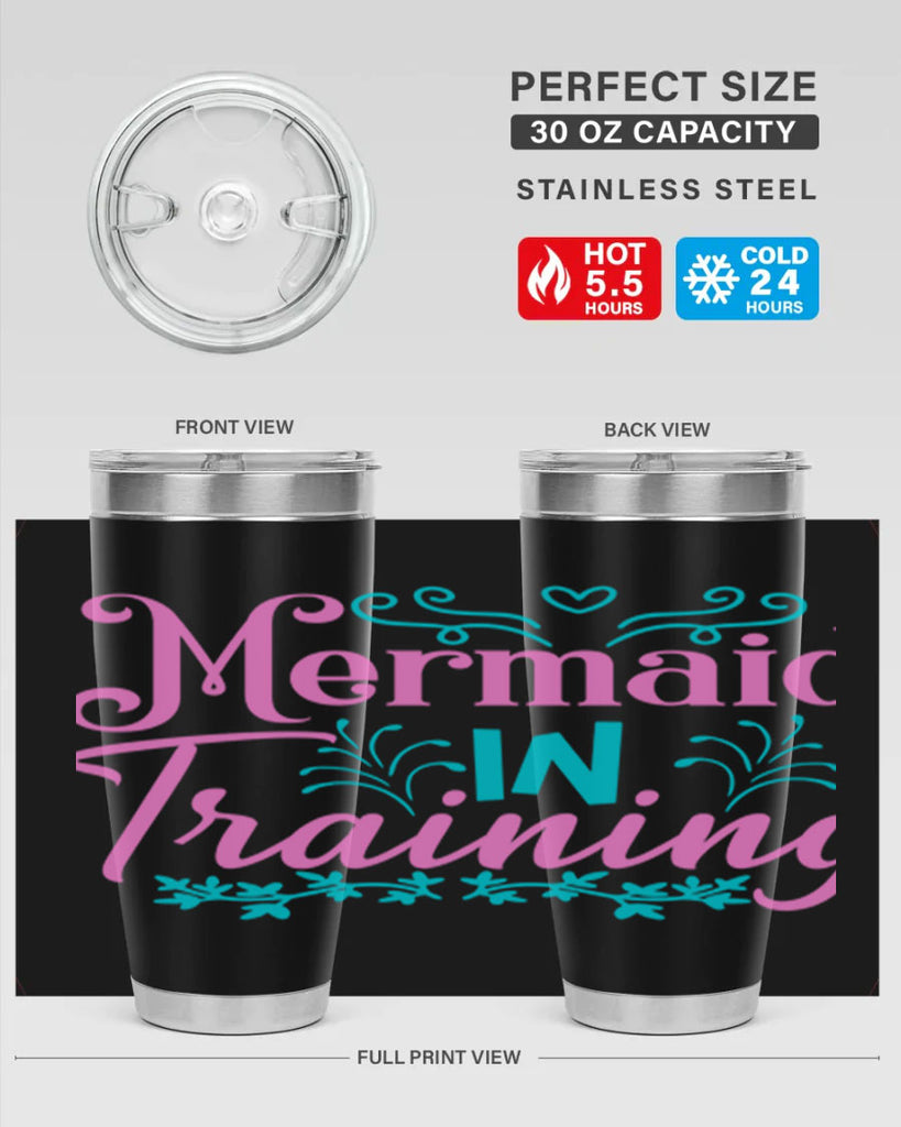 Mermaid In Training 366#- mermaid- Tumbler