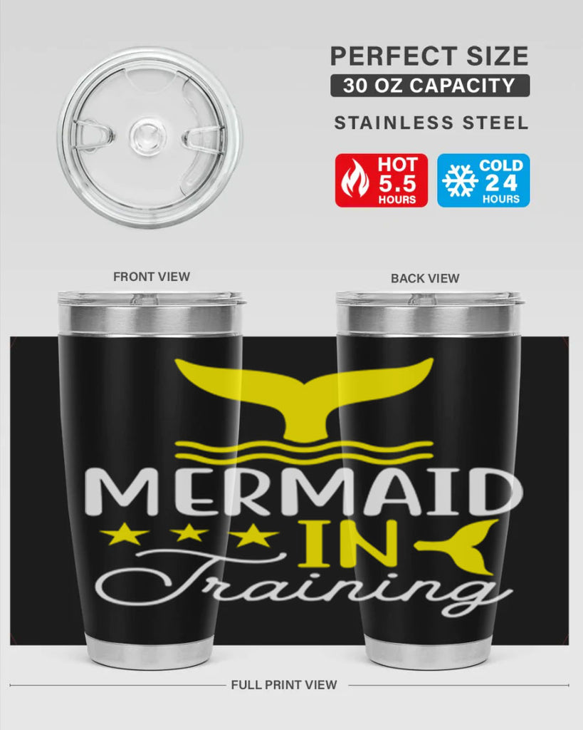 Mermaid in Training 361#- mermaid- Tumbler