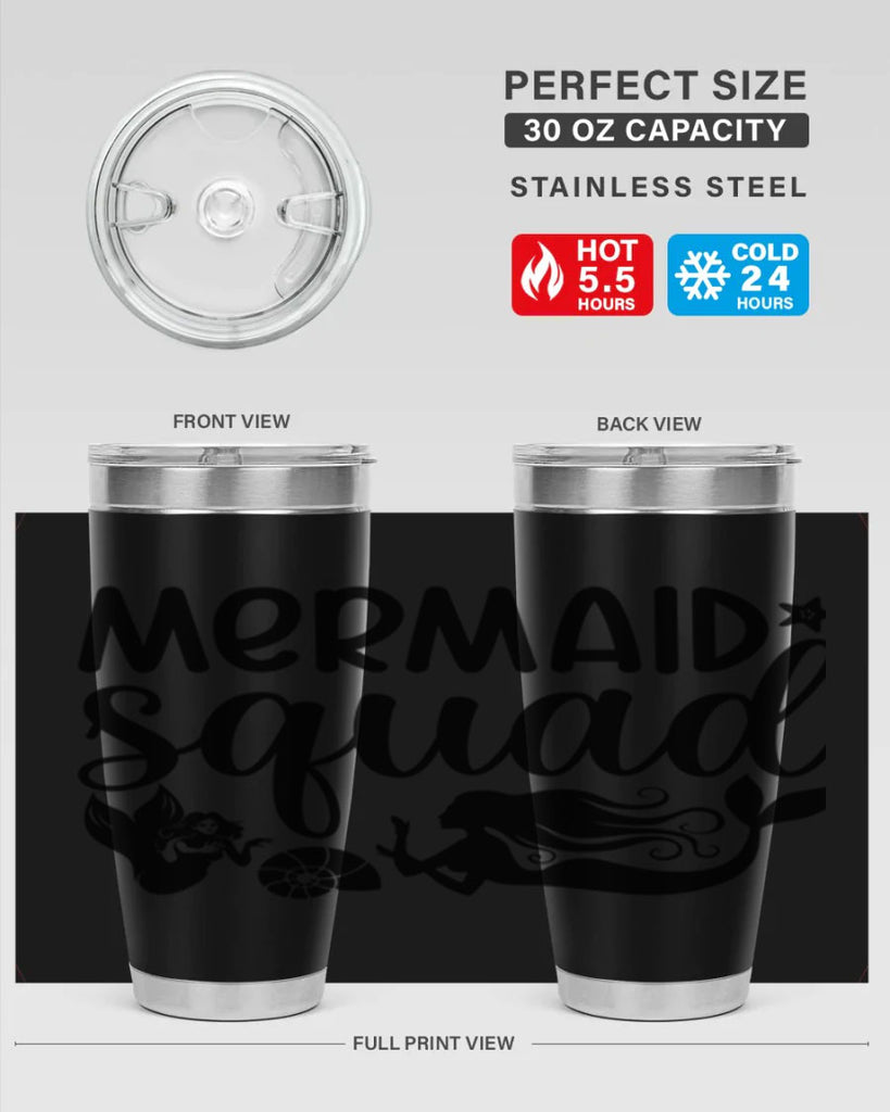 Mermaid squad 447#- mermaid- Tumbler