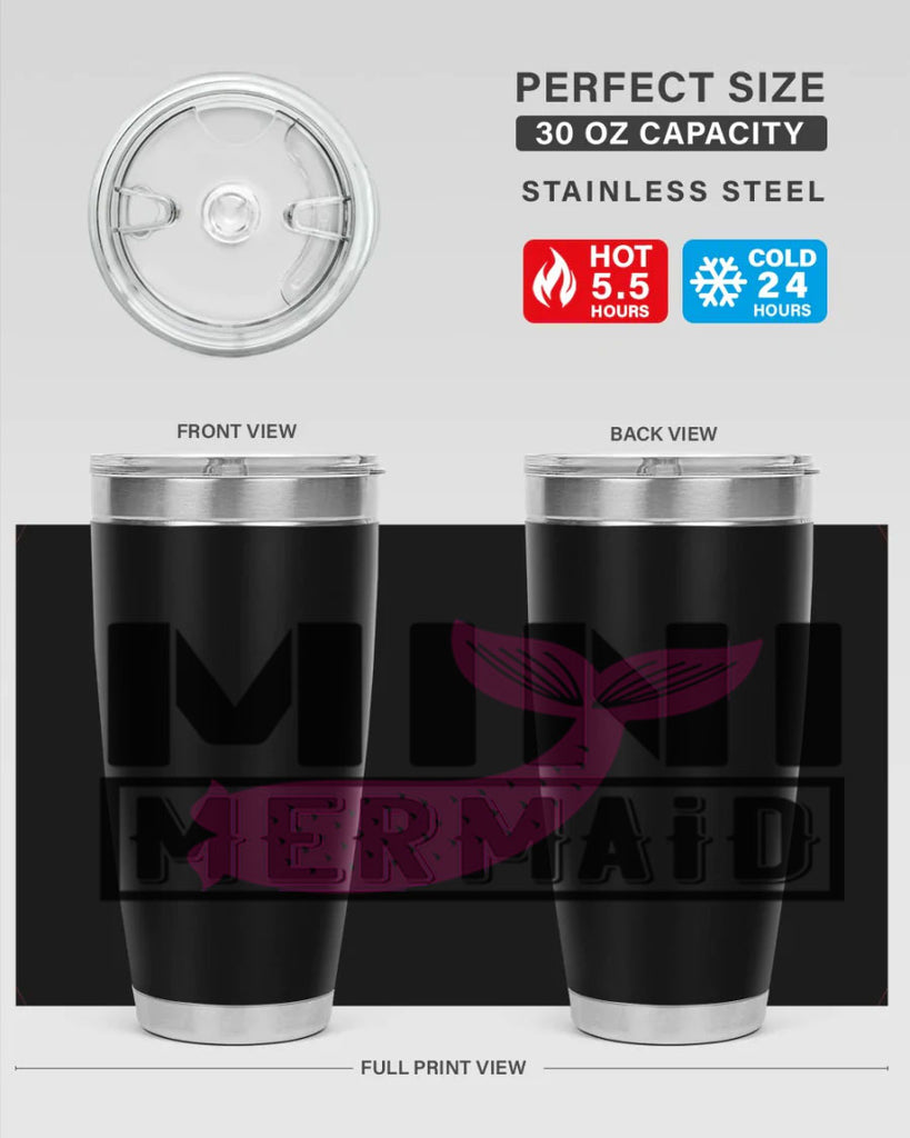 Mini mermaid 504#- mermaid- Tumbler