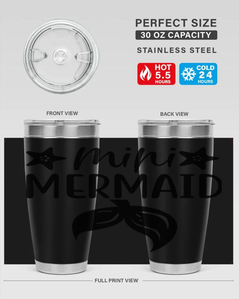 Mini mermaid 511#- mermaid- Tumbler