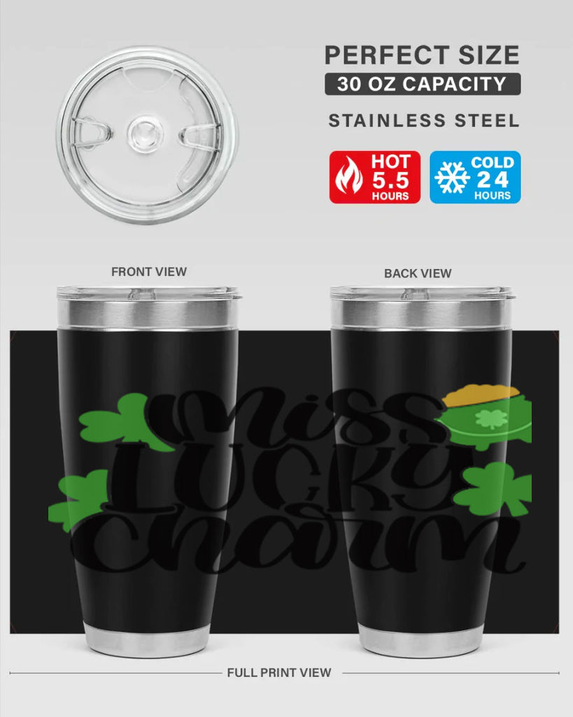 Miss Lucky Charm Style 48#- St Patricks Day- Tumbler